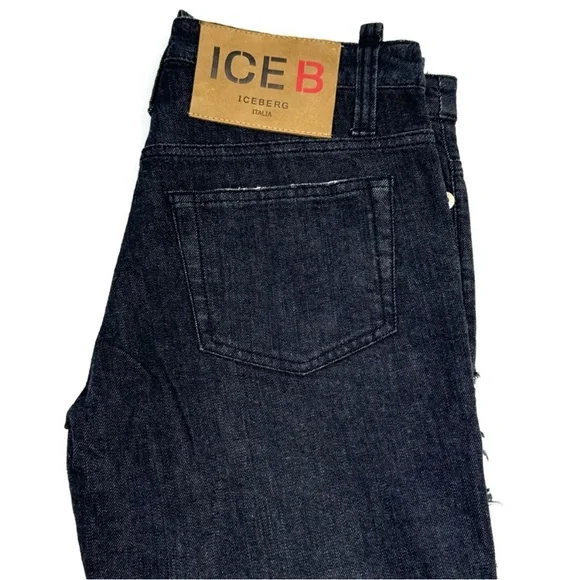 Iceberg 4L Pantalone Women's Jeans Black Size 30